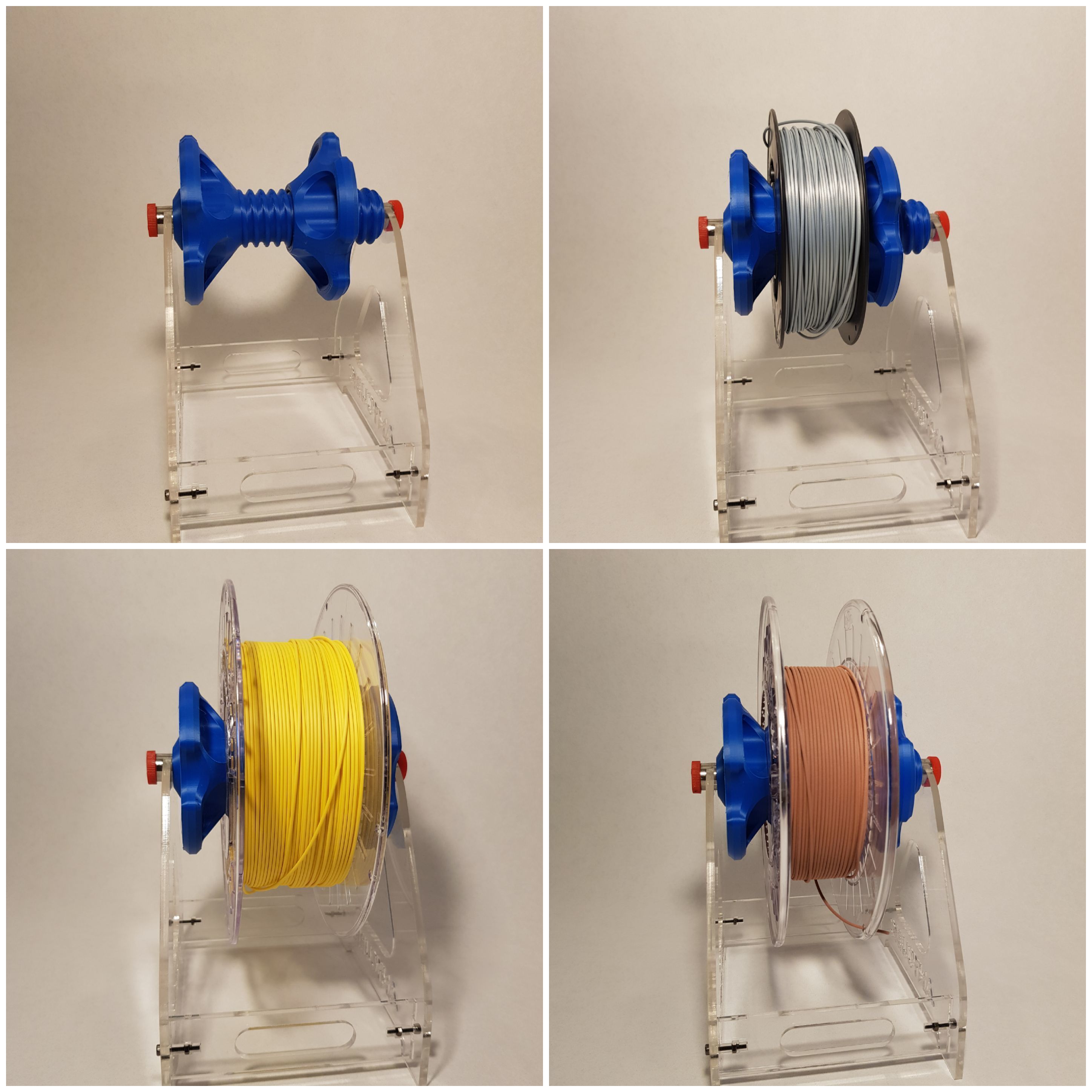 adjustable spool holder for anycubic i3 Mega 3D print model_2