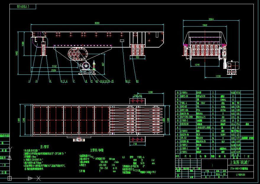 ZSW-600X130 VIBRATION FEEDER COMPLETE DRAWING 3D model_1