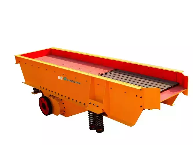 ZSW-600X130 VIBRATION FEEDER COMPLETE DRAWING 3D model