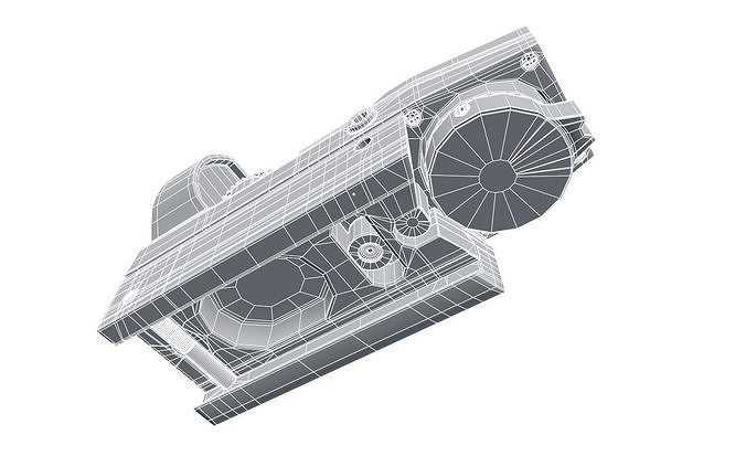 Red-dot and Two Weapon  3D print model