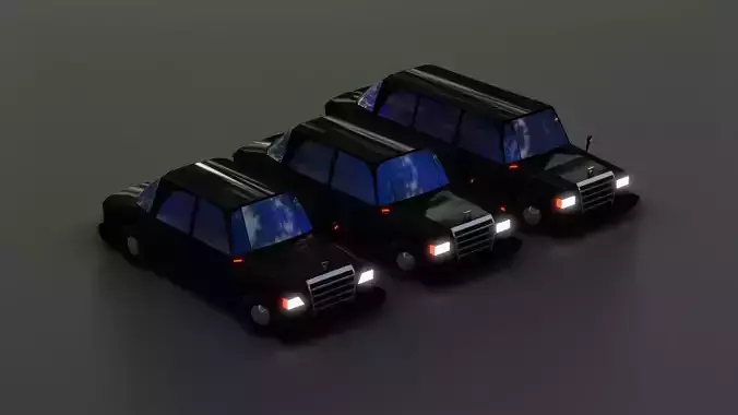 Free Affekta Concept Toon Cars Low-poly Textured