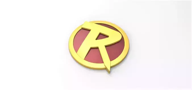 3D printable Robin emblem for cosplay costume