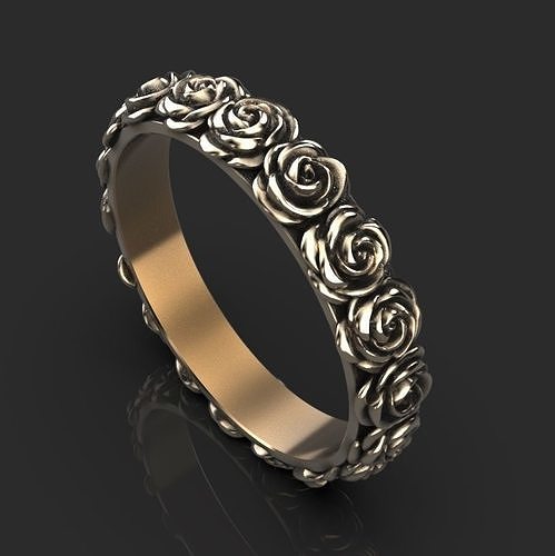 ring rose 3D print model