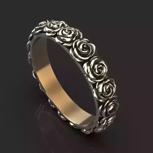 ring rose 3D print model