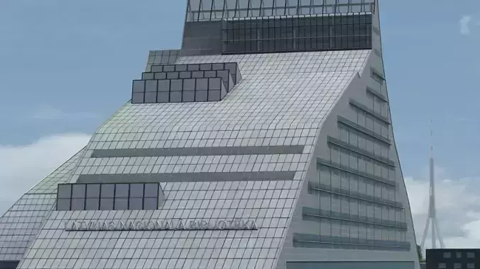 Nacionala Biblioteka - Latvian National Library in Riga