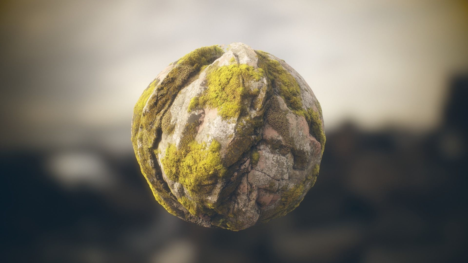 Mossy Rock Material Texture_1