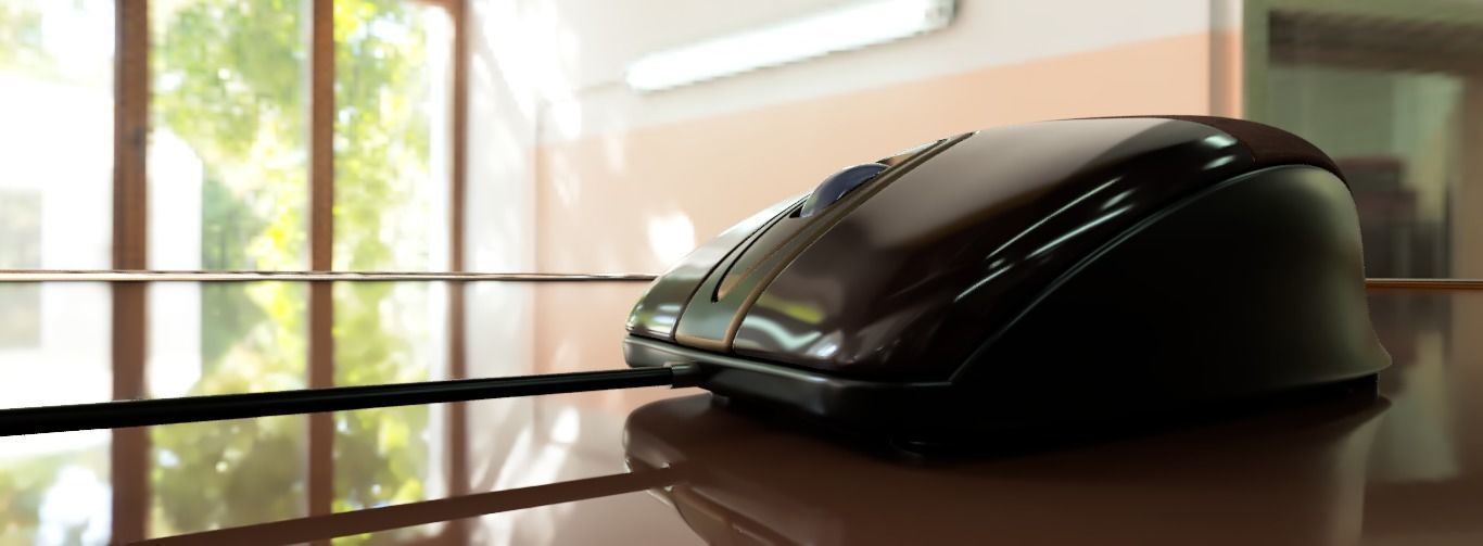 Luxury Desk Mouse 3D model_10