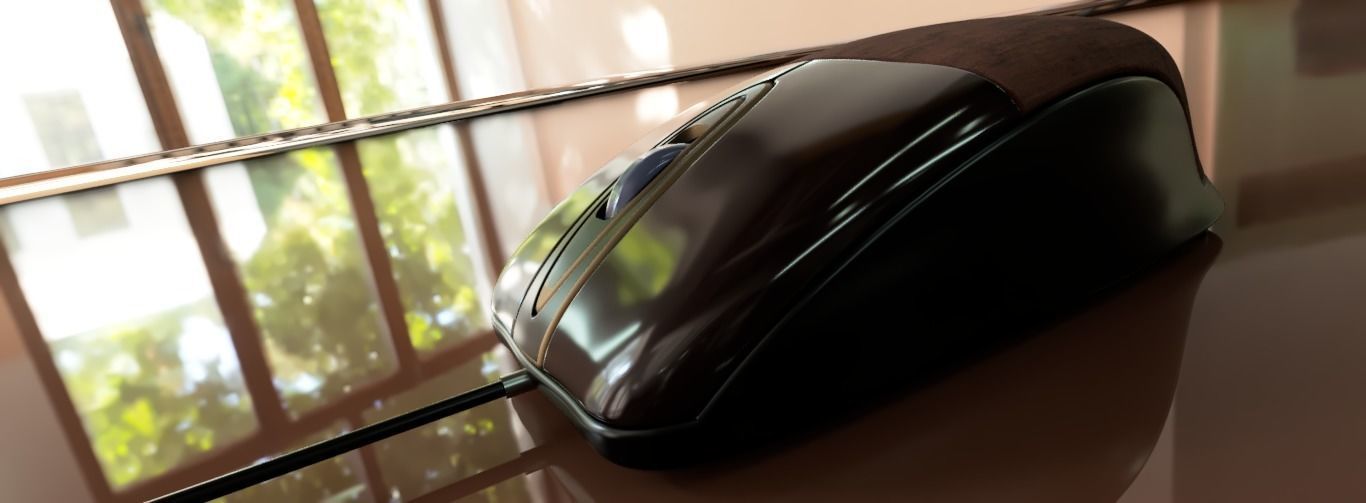 Luxury Desk Mouse 3D model_6