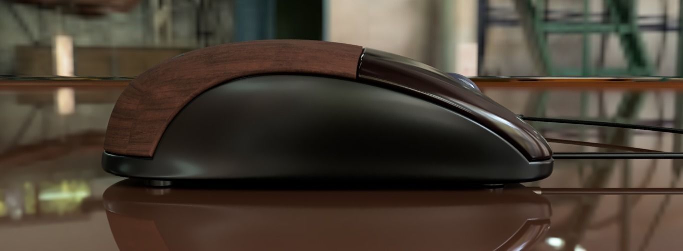 Luxury Desk Mouse 3D model_1