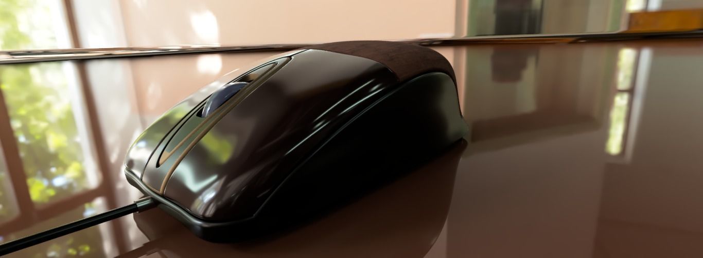 Luxury Desk Mouse 3D model_9