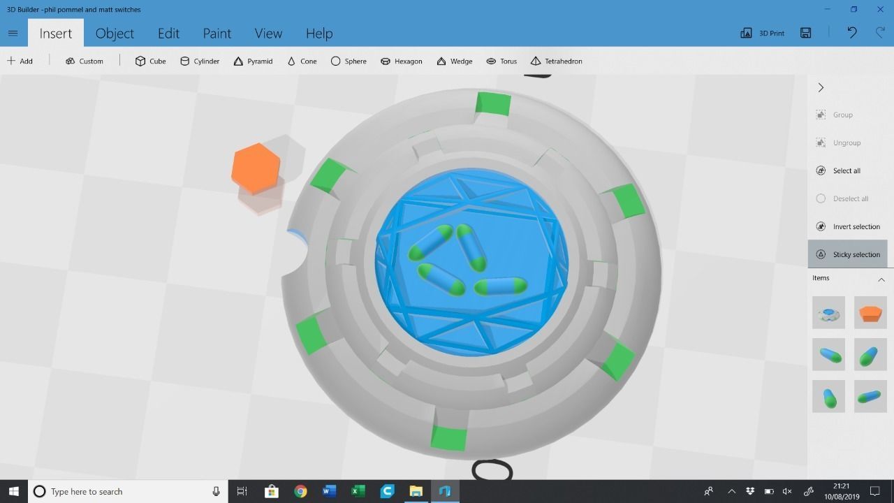 Predator Shoulder Cannon 3D print model_2