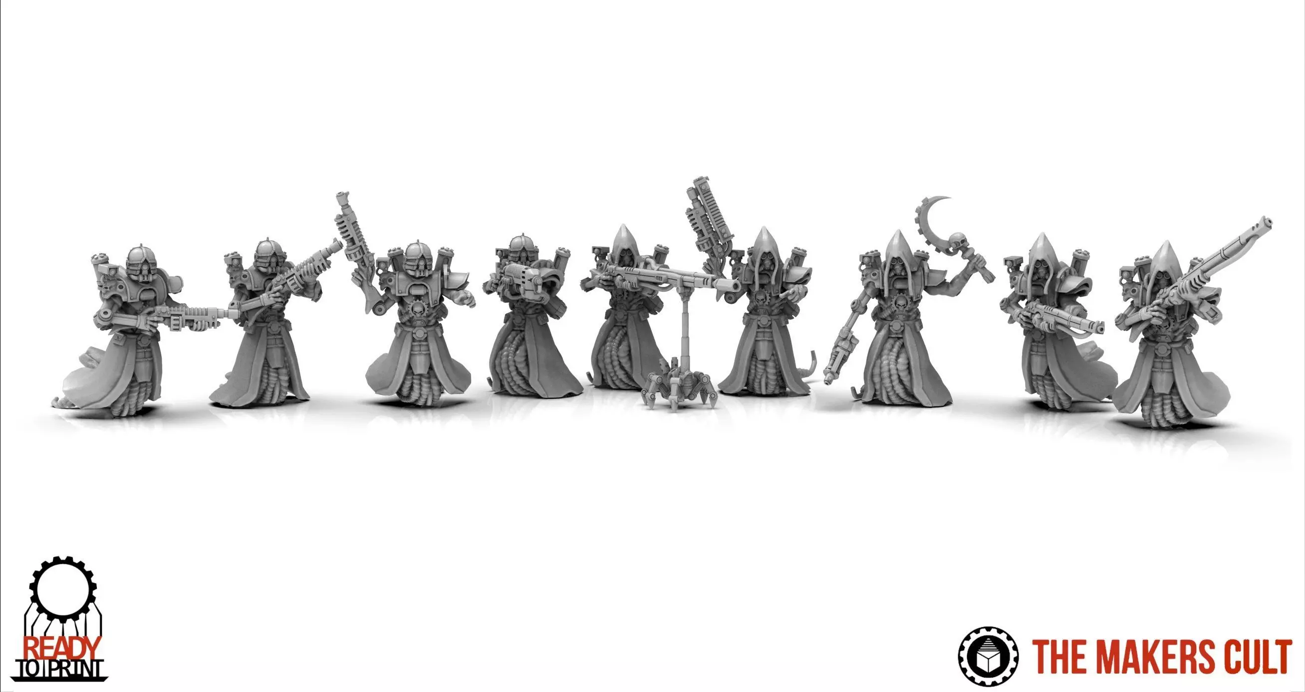 Dark Techno Shooters and Vigilants 3D print model_0