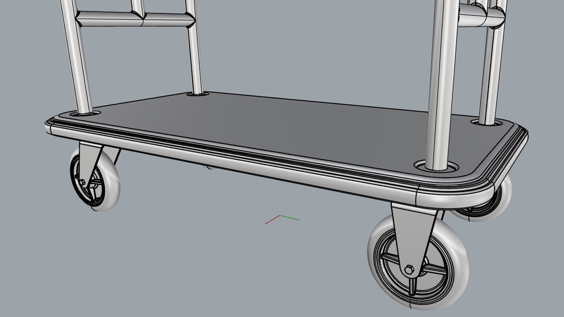 Hotel Trolley 10 3D model_18