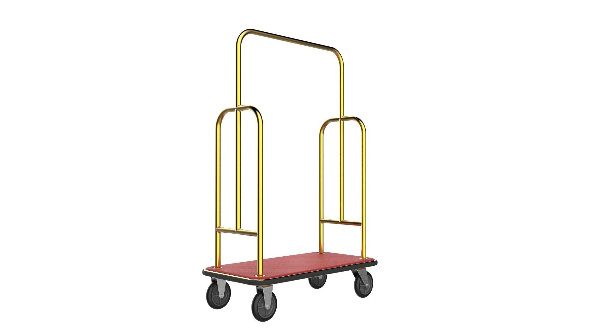Hotel Trolley 10 3D model_2