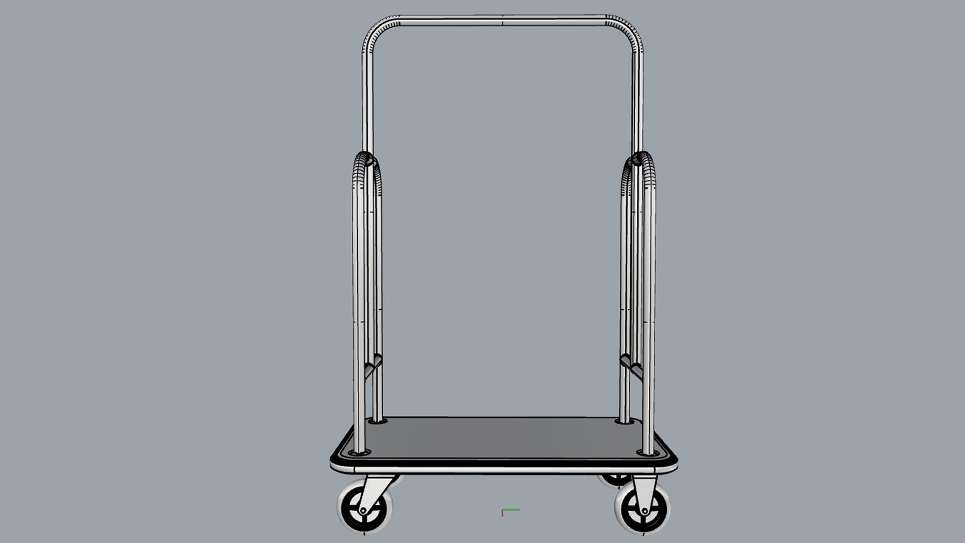 Hotel Trolley 10 3D model_15