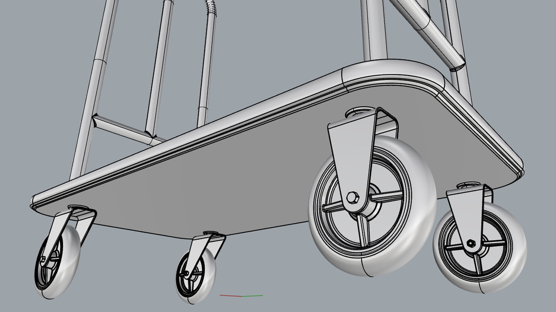 Hotel Trolley 10 3D model_19