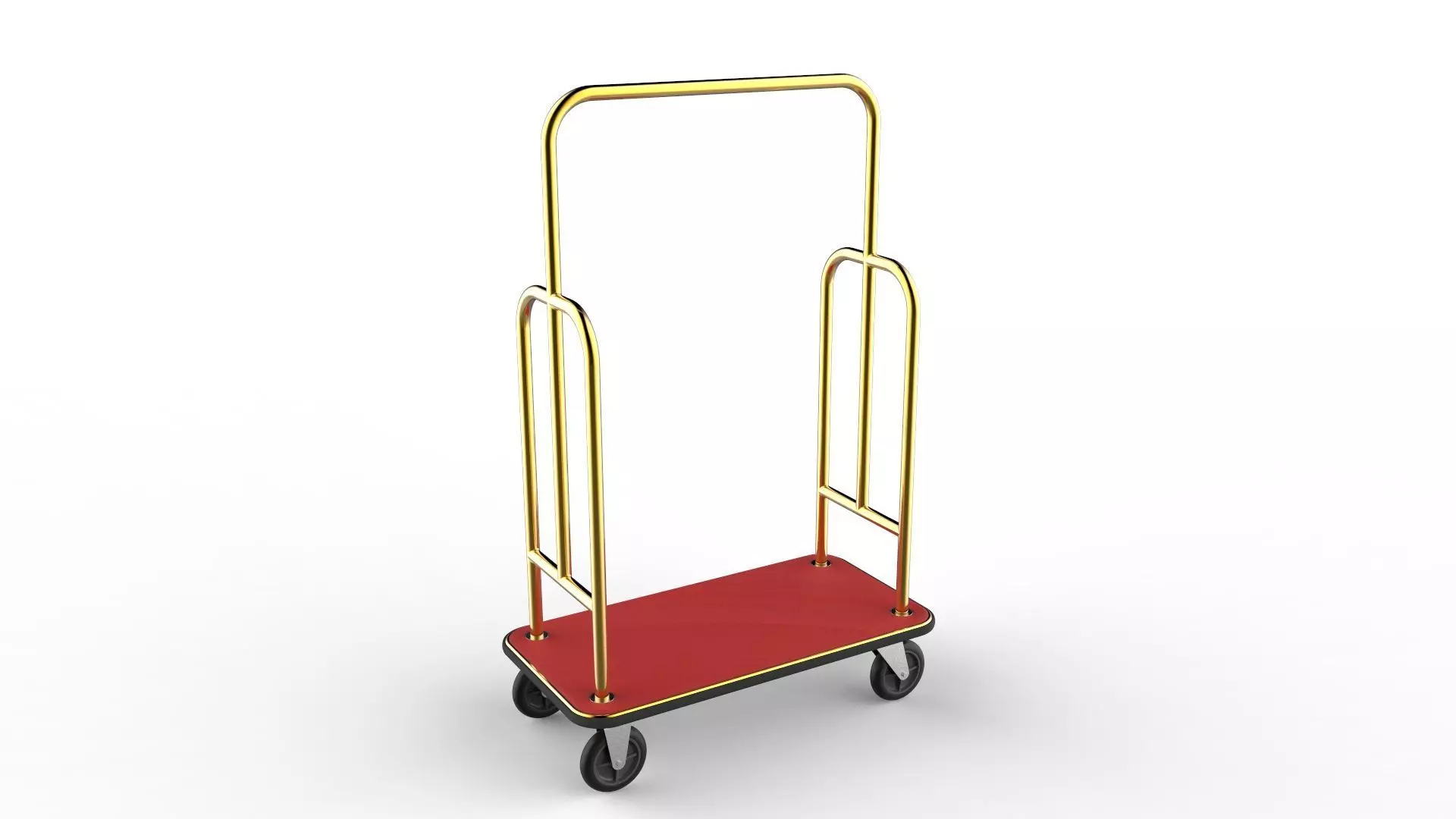 Hotel Trolley 10 3D model_0
