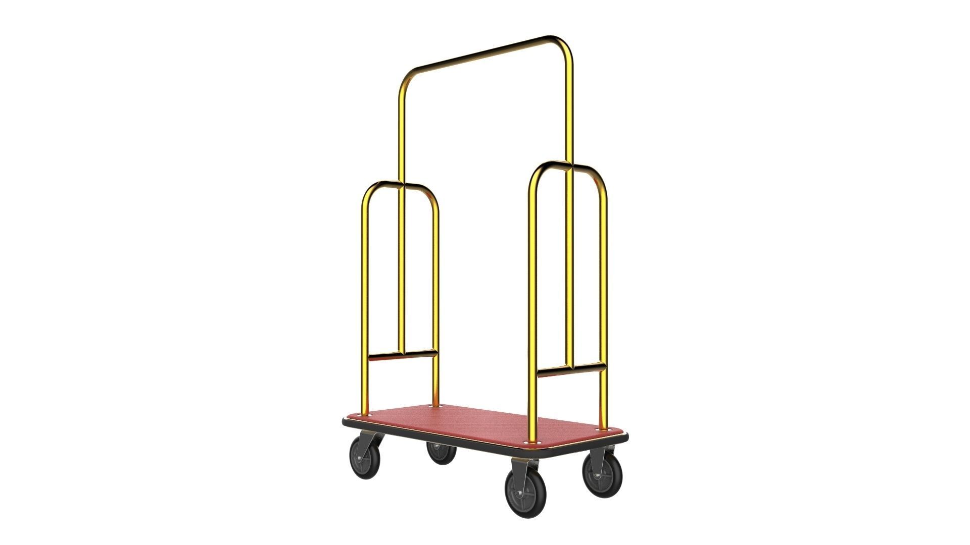 Hotel Trolley 10 3D model_8