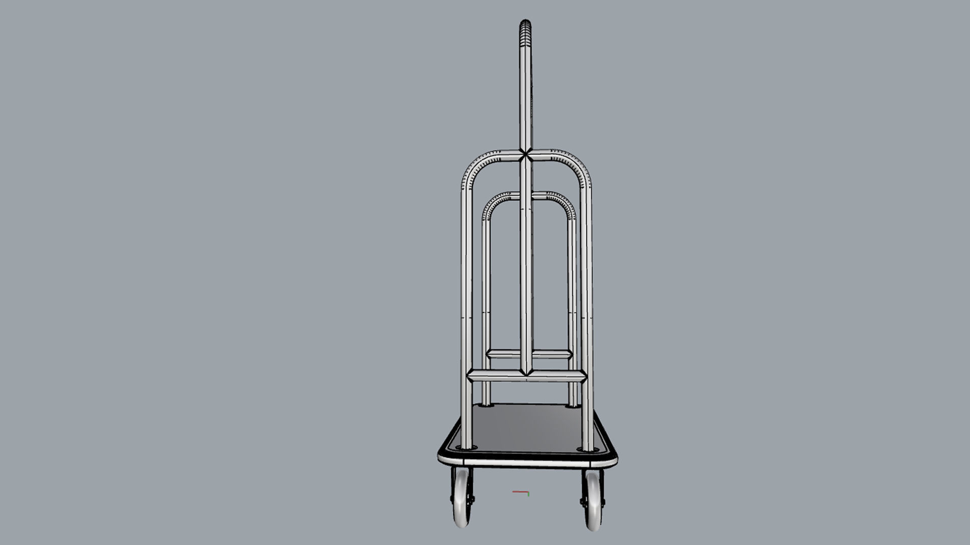 Hotel Trolley 10 3D model_14
