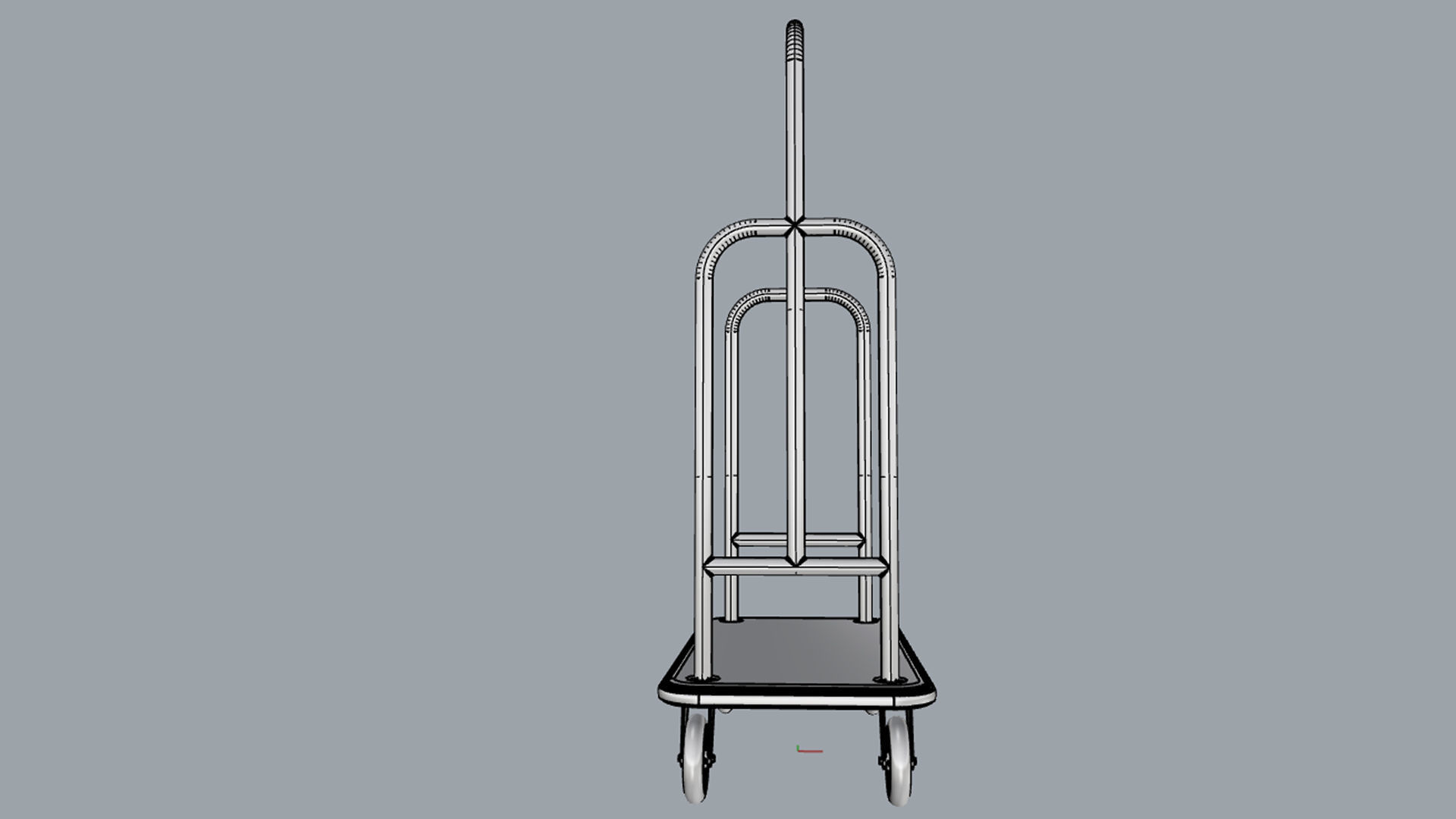 Hotel Trolley 10 3D model_13