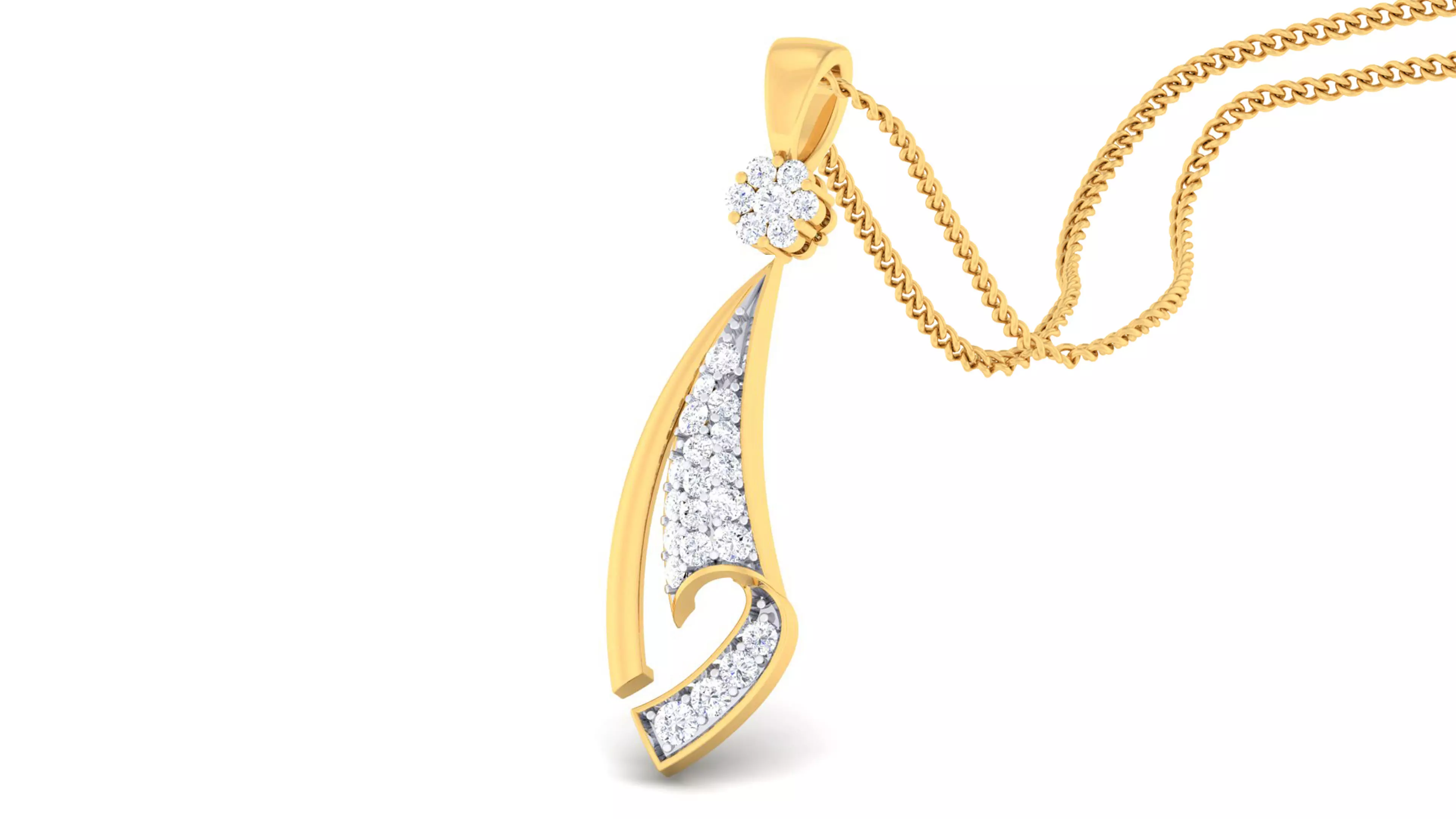 Women pendant-earrings set 3dm mgx render detail 3D print model 3D print model_0