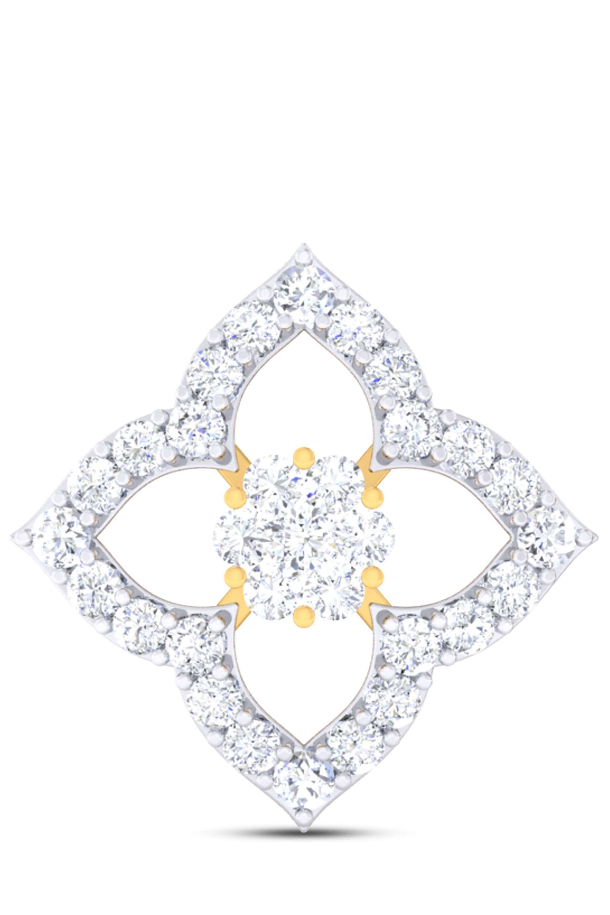 Women pendant-earrings set 3dm mgx render detail 3D print model 3D print model_2