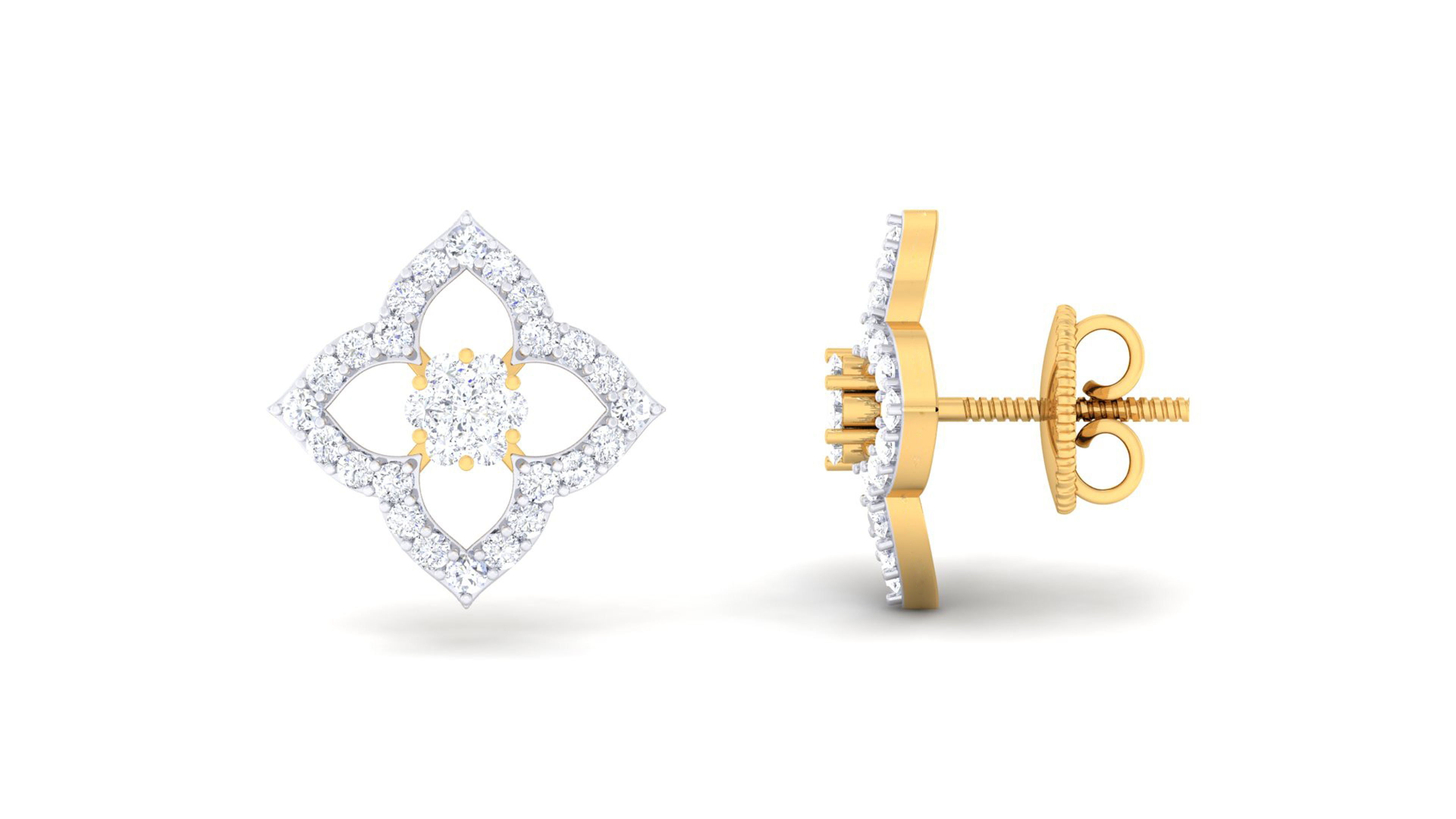 Women pendant-earrings set 3dm mgx render detail 3D print model 3D print model_4