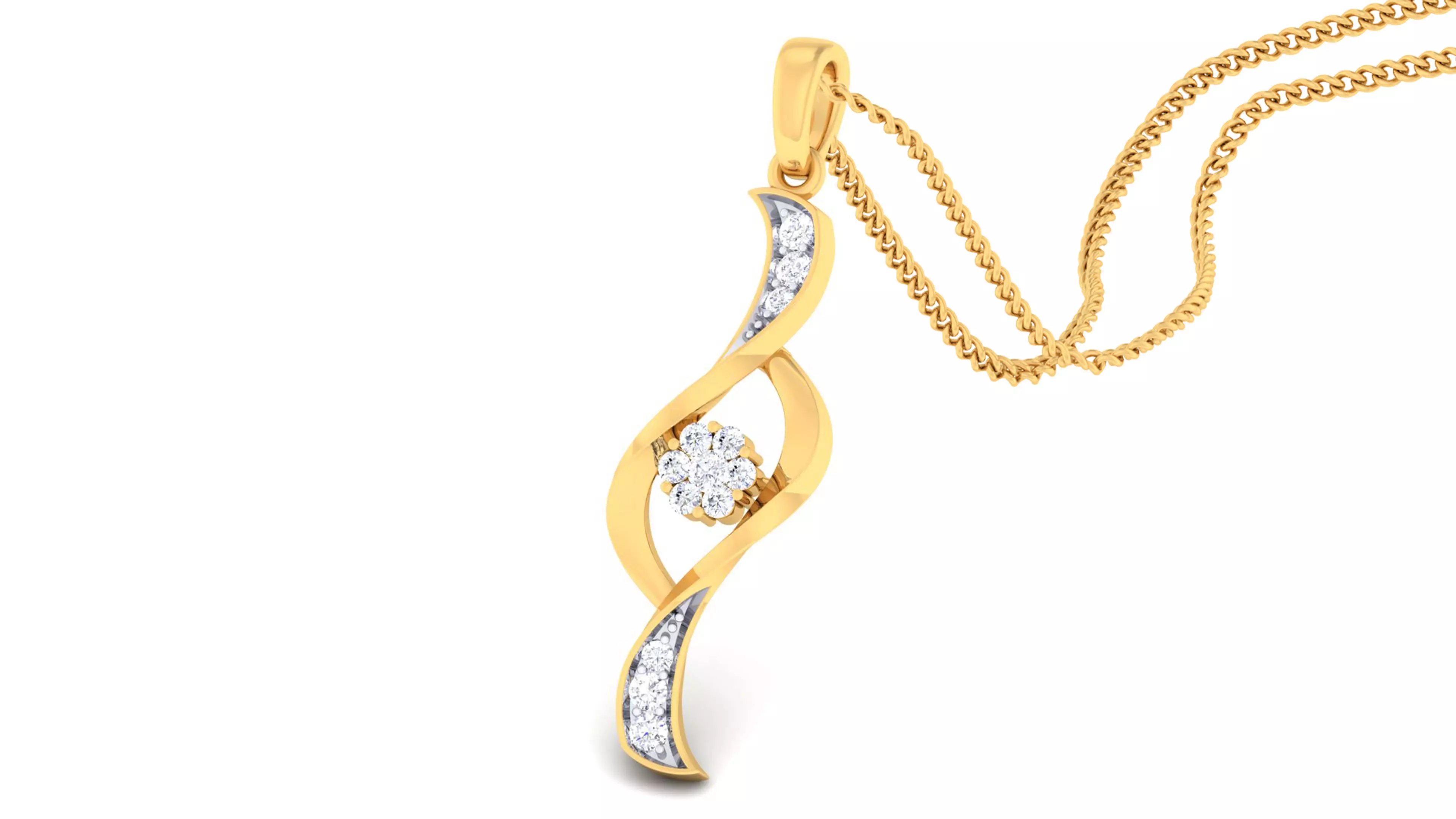 Women pendant-earrings set 3dm mgx render detail 3D print model 3D print model_0