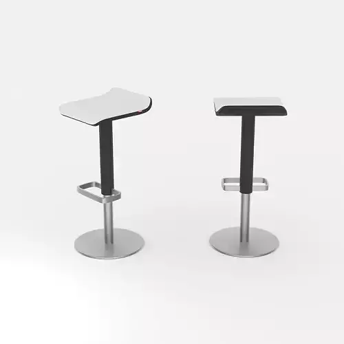Black and white bar stool ED by Moree