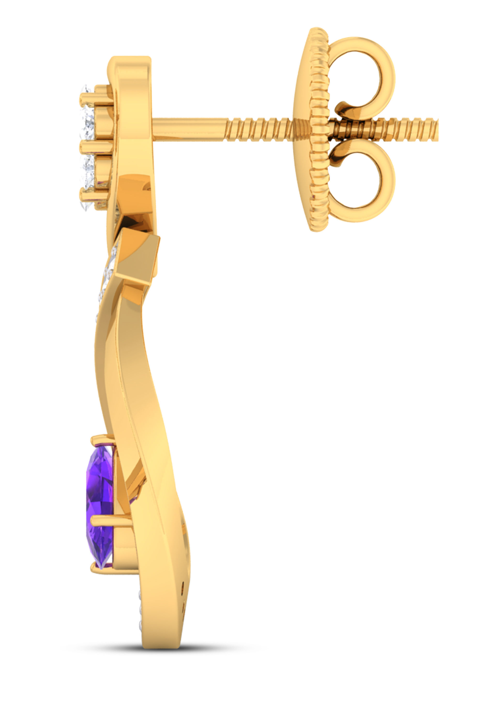 Women pendant-earrings set 3dm mgx render detail 3D print model 3D print model_2