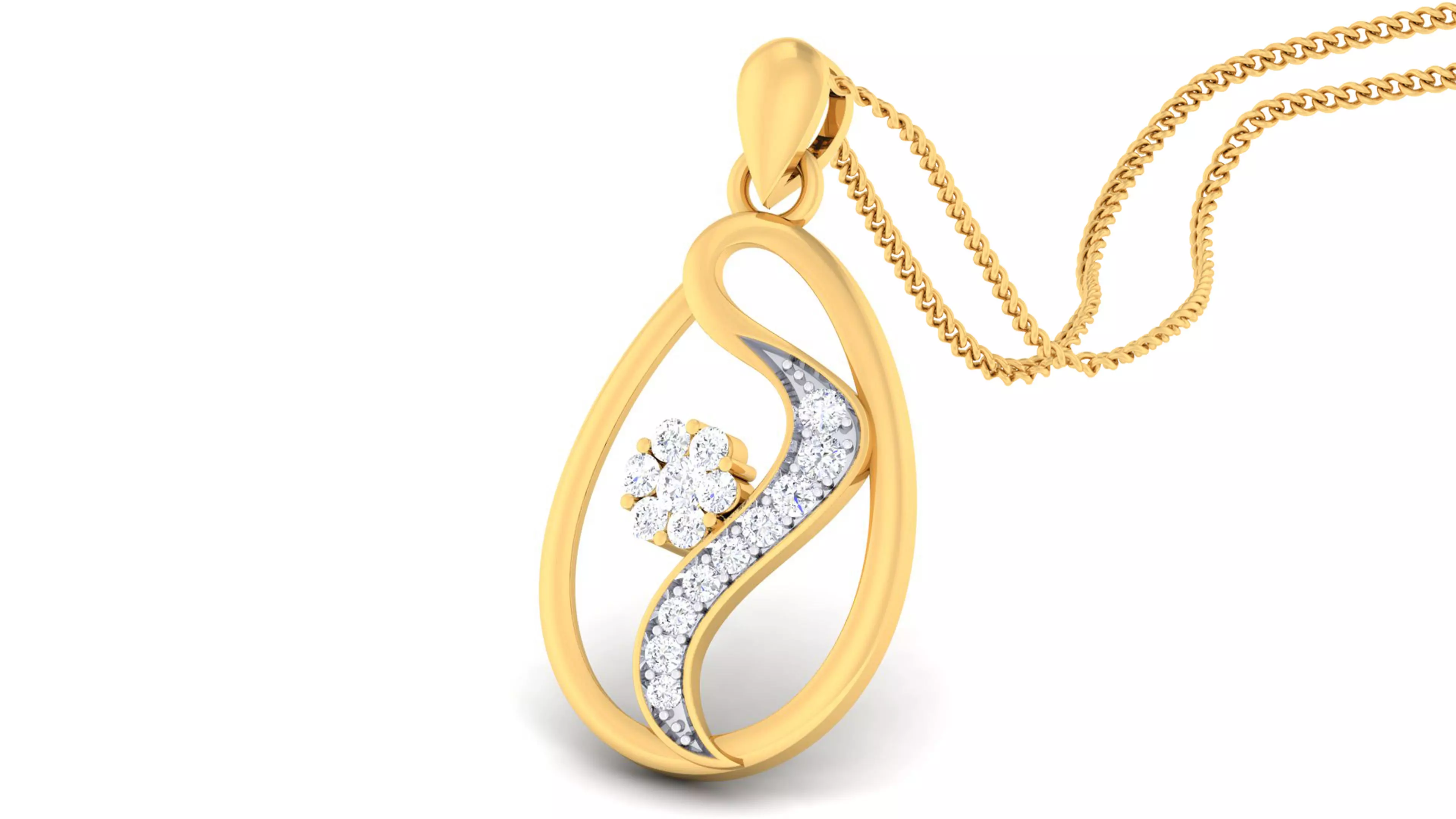 Women pendant-earrings set 3dm mgx render detail 3D print model 3D print model_0