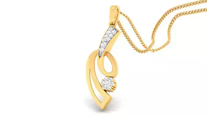 Women pendant-earrings set 3dm mgx render detail 3D print model