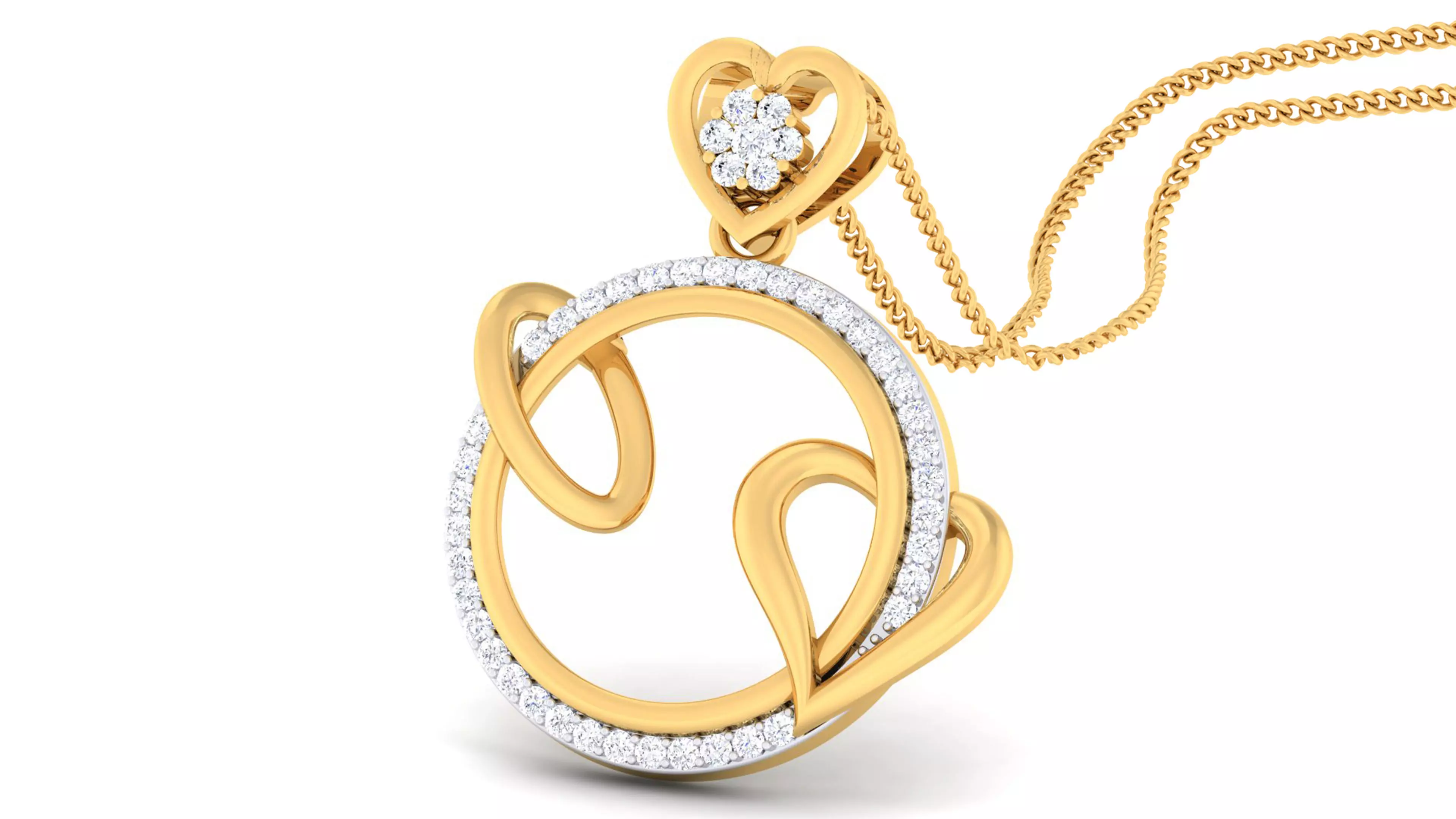 Women pendant-earrings set 3dm render detail 3D print model 3D print model_0