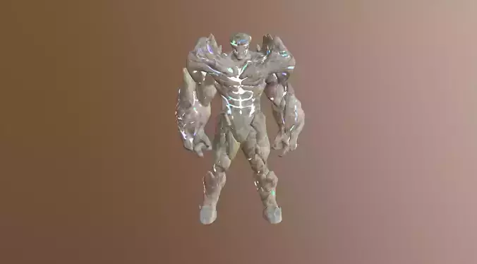 Light Golem Elemental Free low-poly 3D model