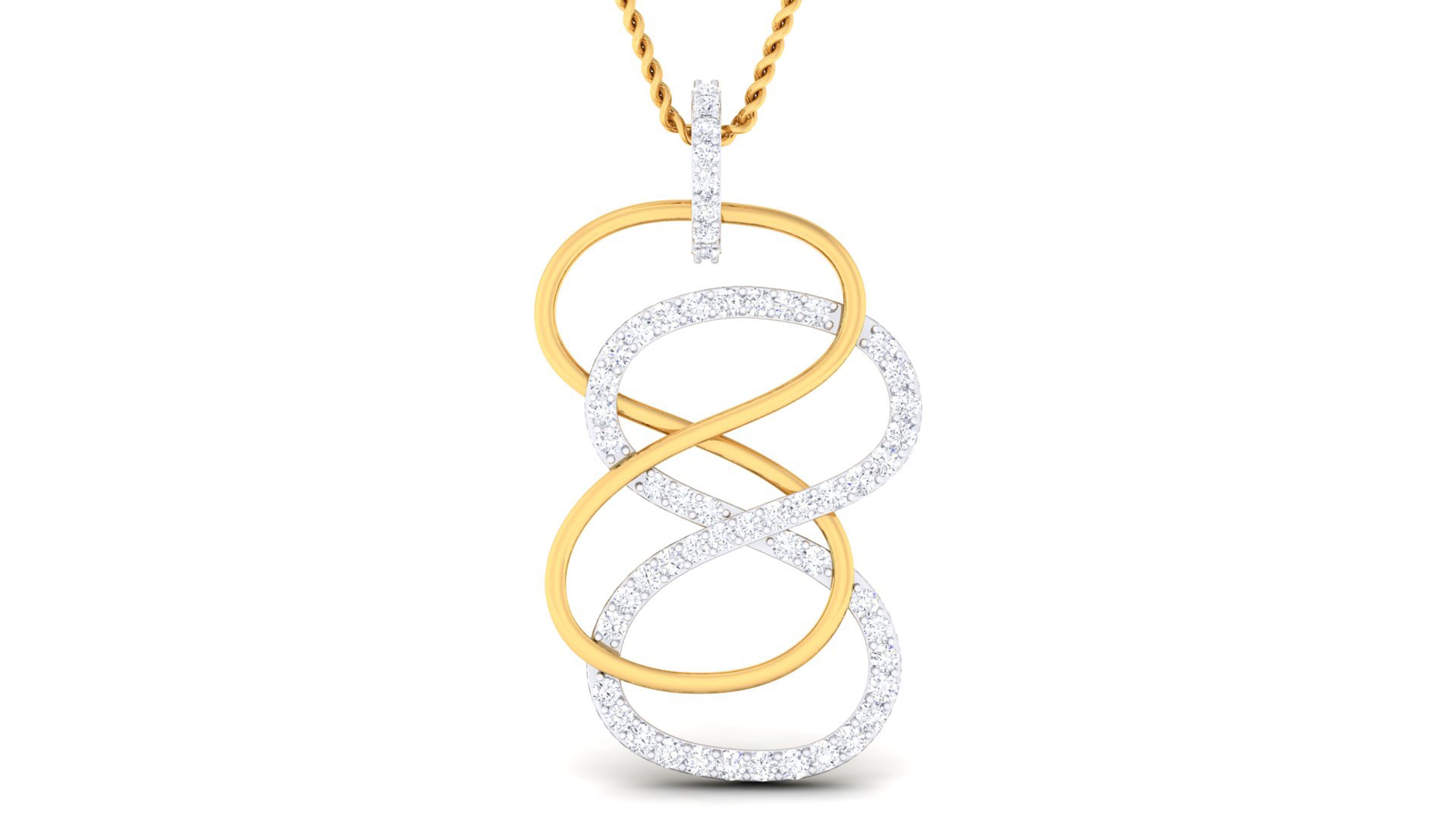 Women pendant-earrings set 3dm mgx render detail 3D print model 3D print model_7