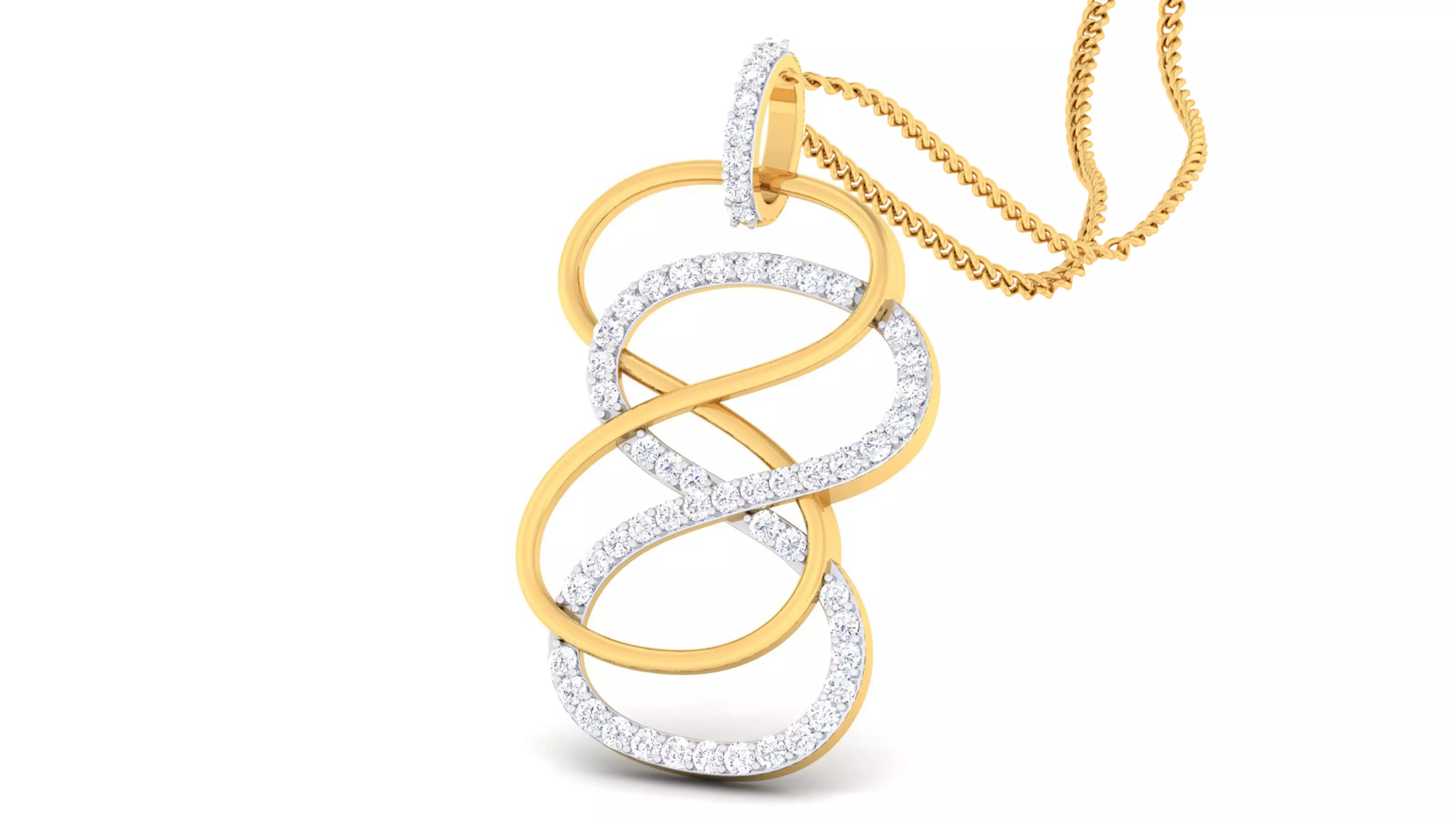 Women pendant-earrings set 3dm mgx render detail 3D print model 3D print model_0