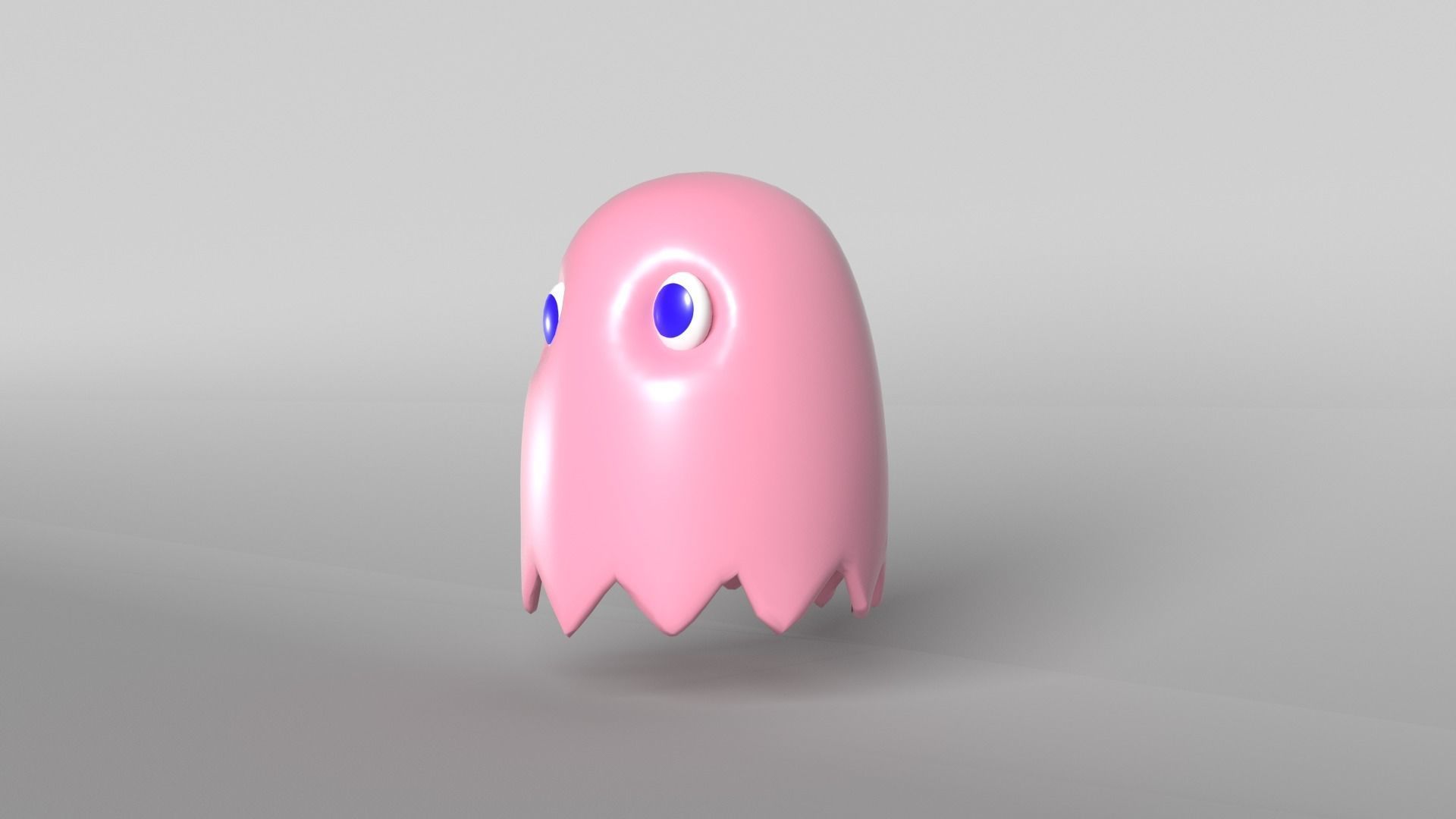 Pinky Version 1 Low-poly 3D model_2
