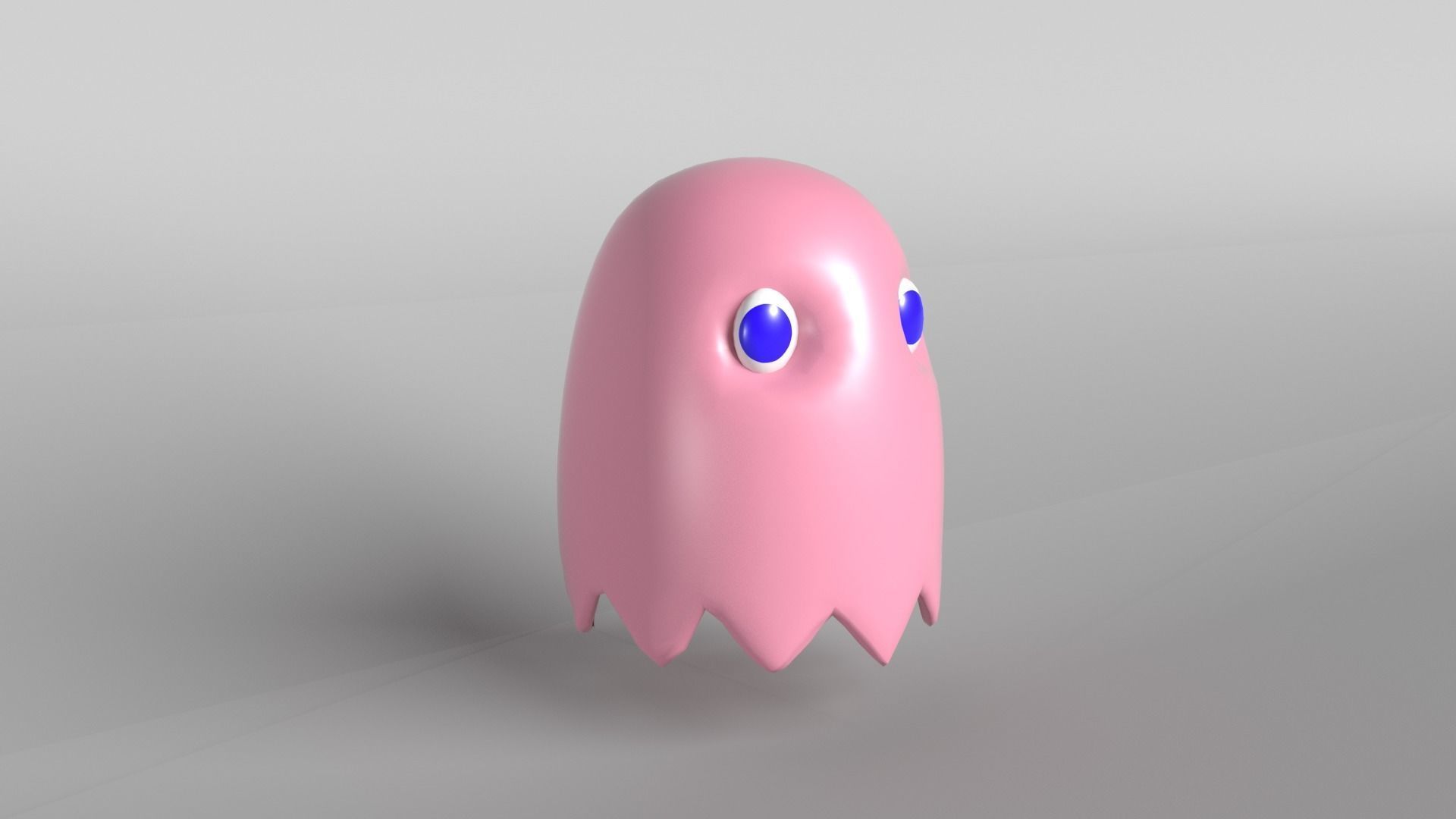 Pinky Version 1 Low-poly 3D model_3