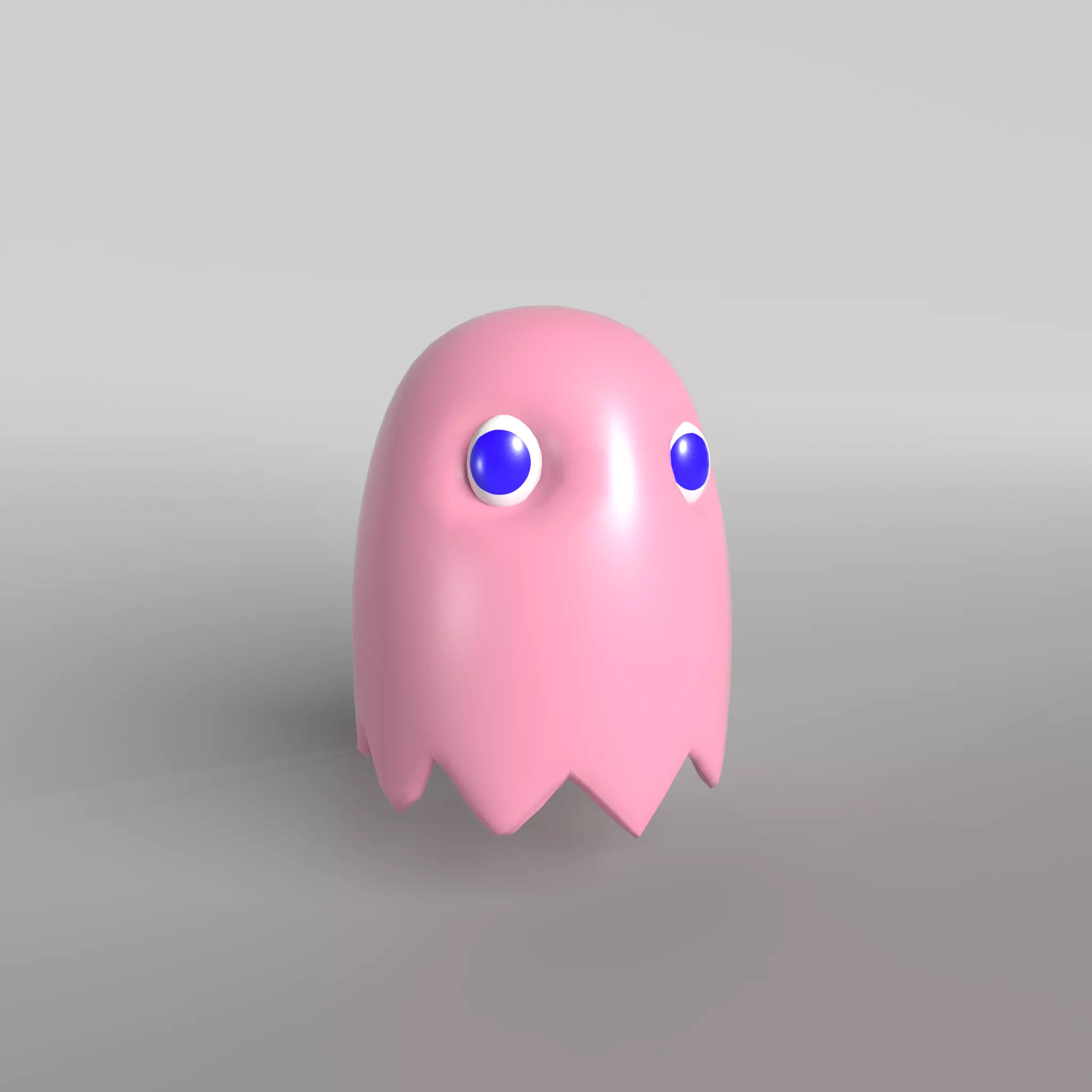 Pinky Version 1 Low-poly 3D model_0