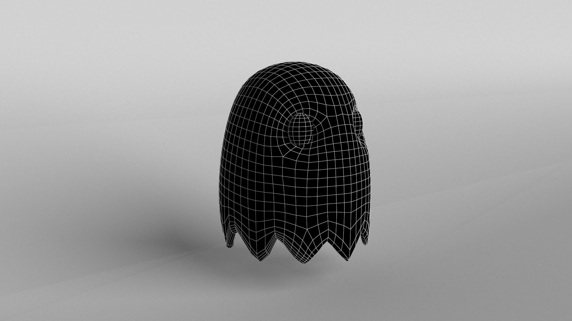 Pinky Version 1 Low-poly 3D model_7