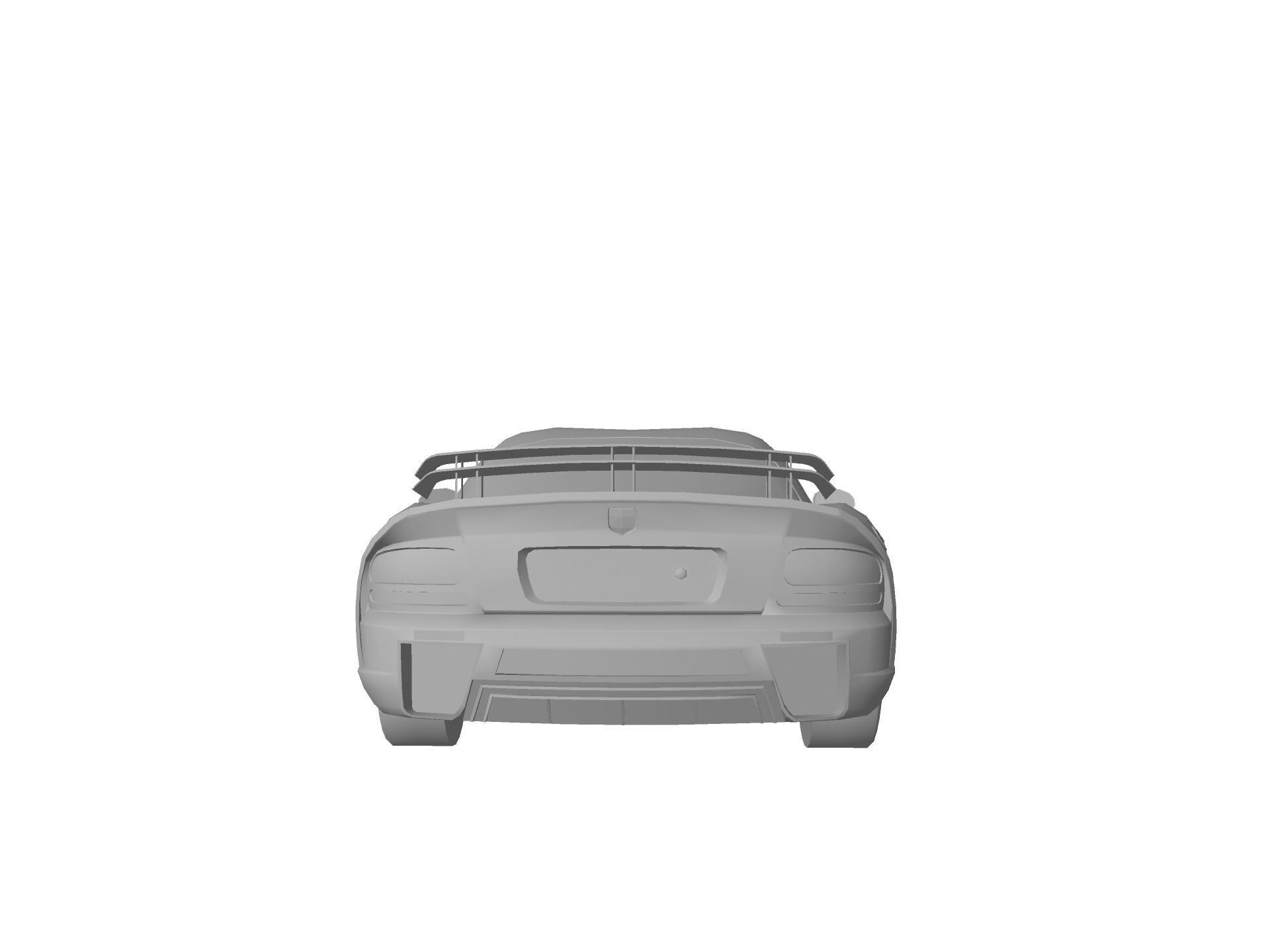 DODGE VIPER SRT 10 Upgraded Low-poly 3D model_33
