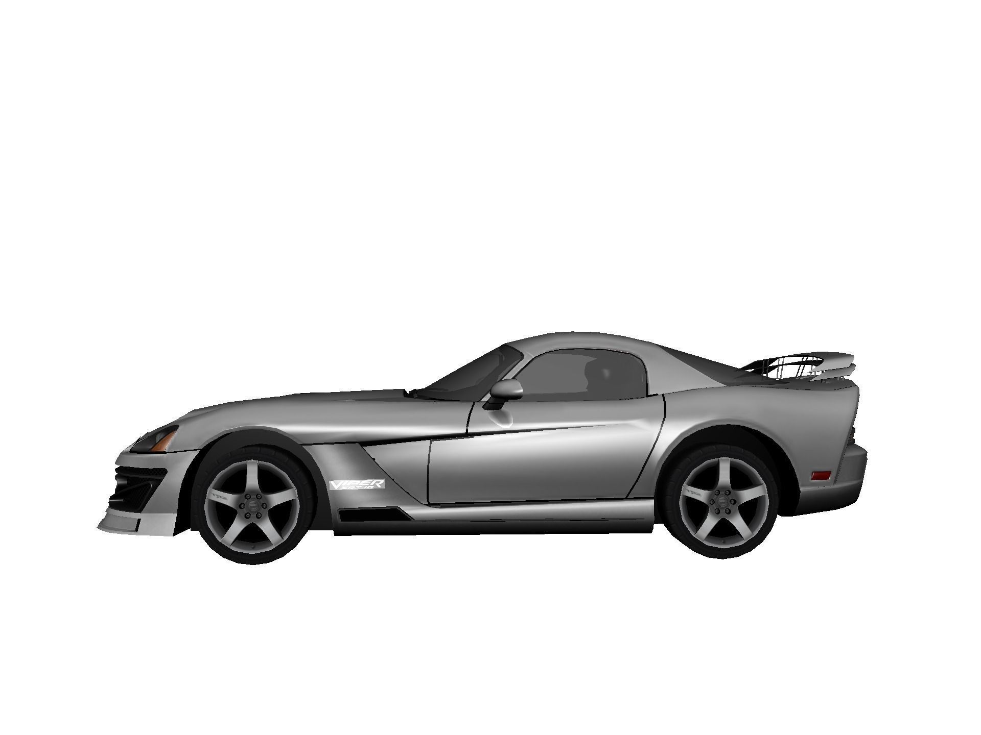 DODGE VIPER SRT 10 Upgraded Low-poly 3D model_20