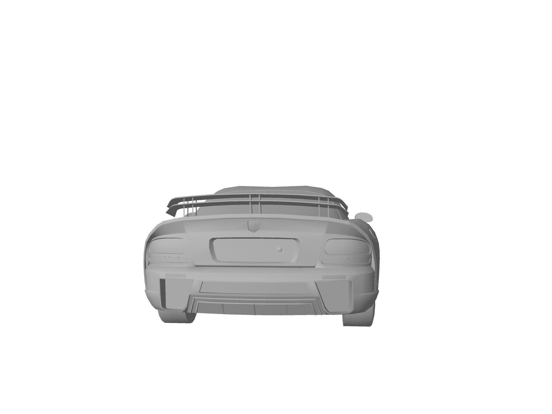 DODGE VIPER SRT 10 Upgraded Low-poly 3D model_30