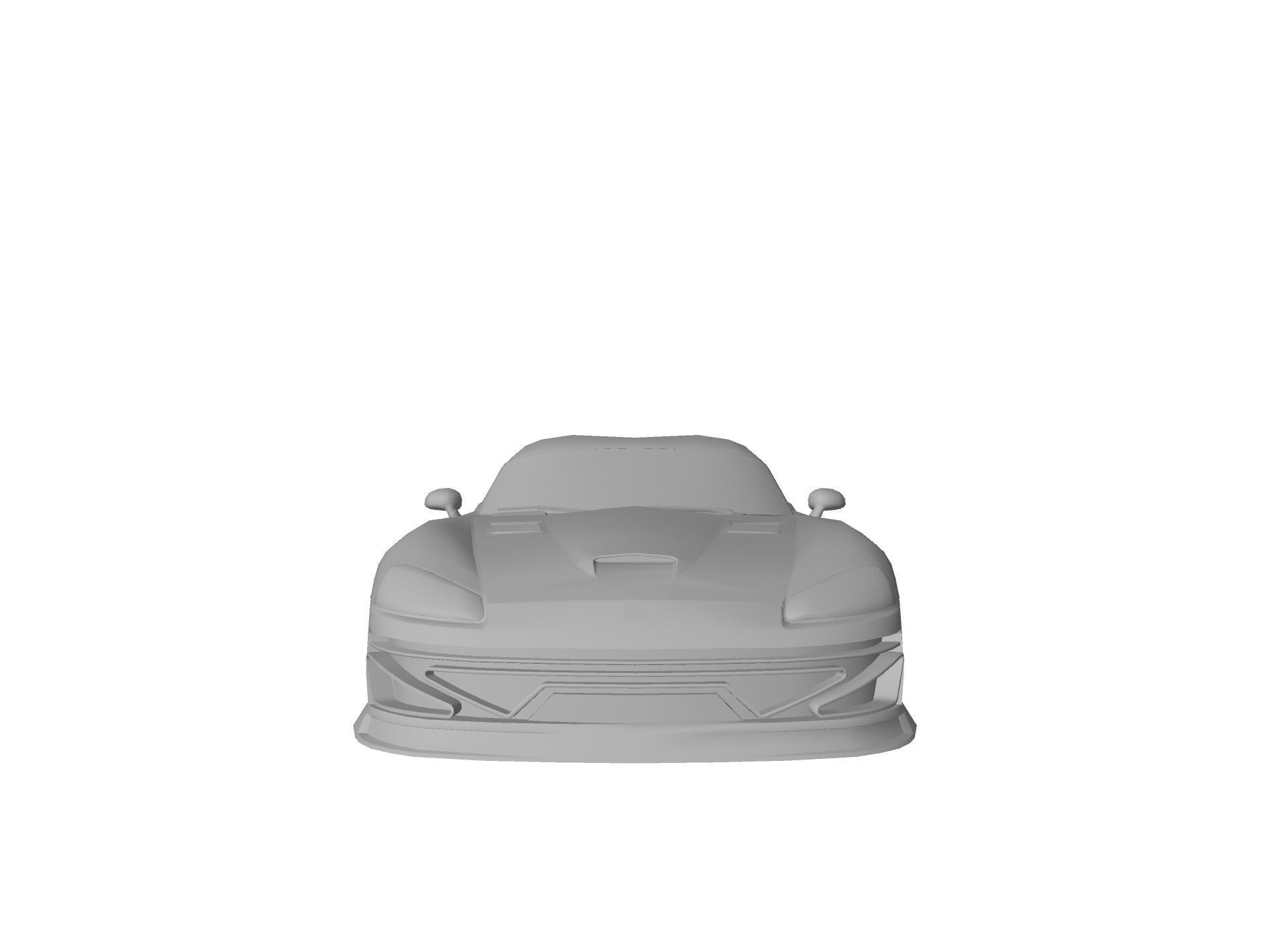 DODGE VIPER SRT 10 Upgraded Low-poly 3D model_43