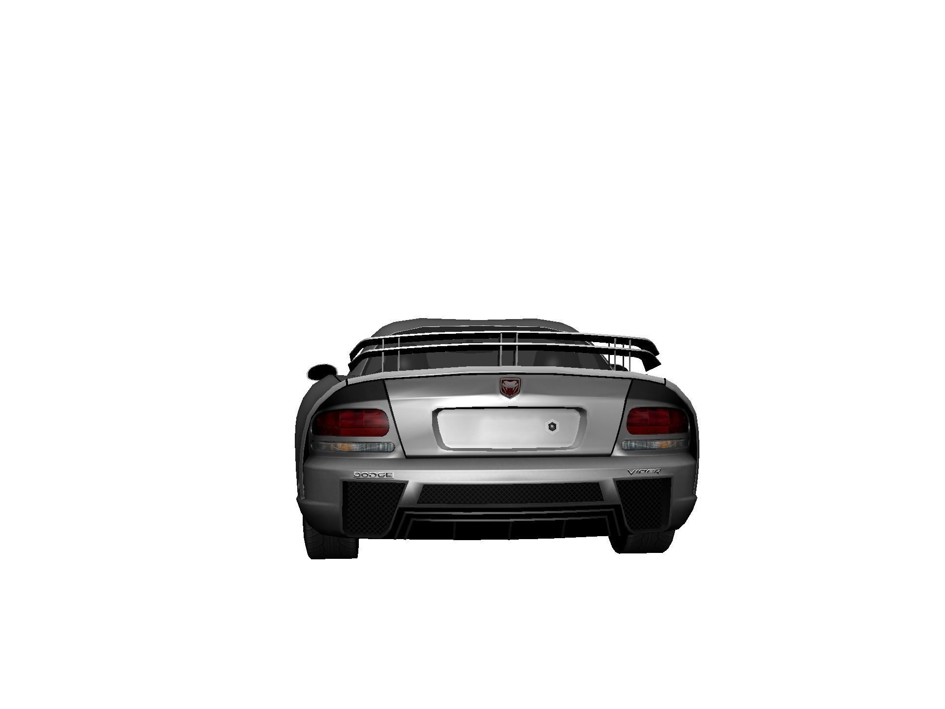 DODGE VIPER SRT 10 Upgraded Low-poly 3D model_29