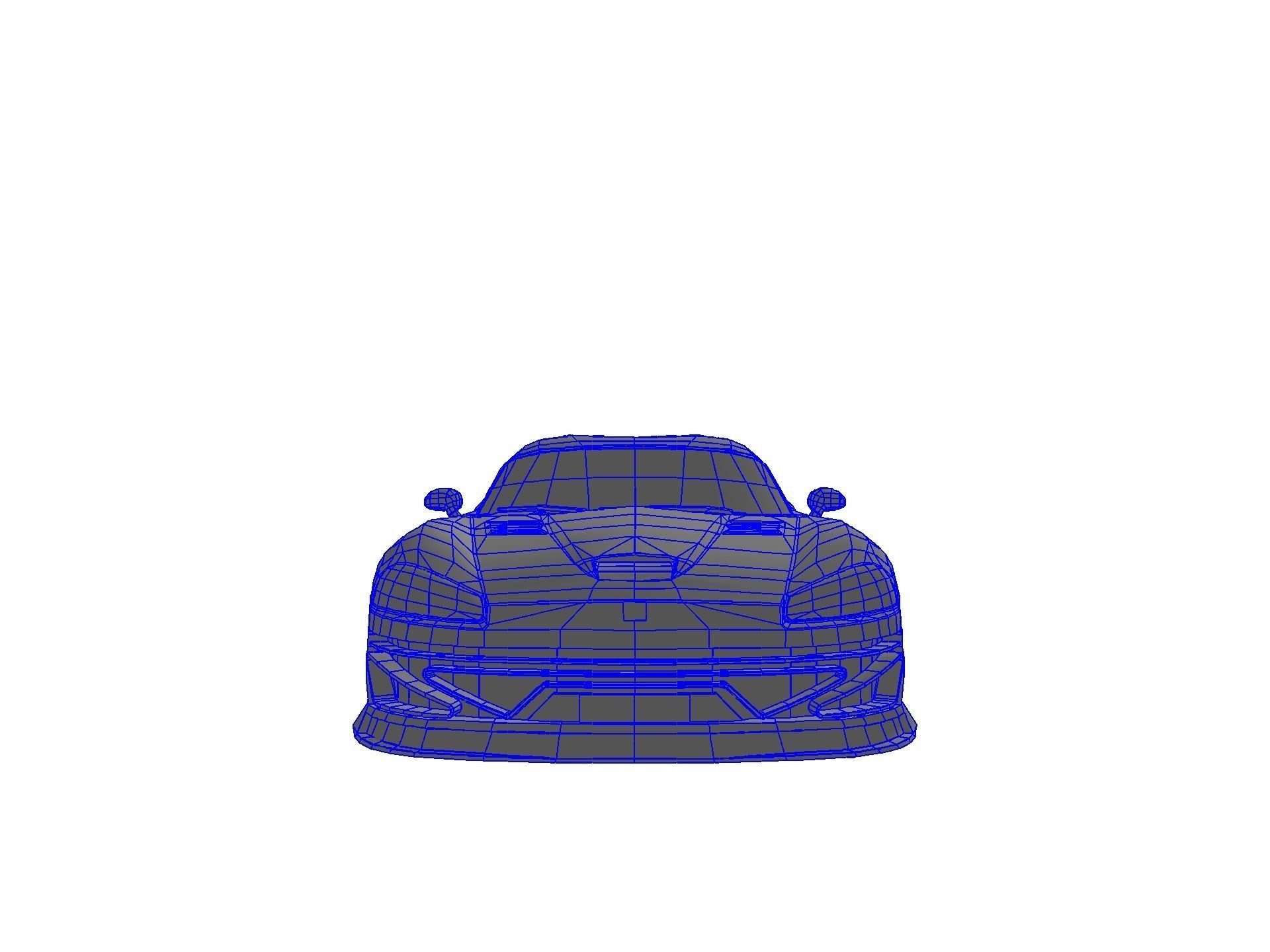 DODGE VIPER SRT 10 Upgraded Low-poly 3D model_72