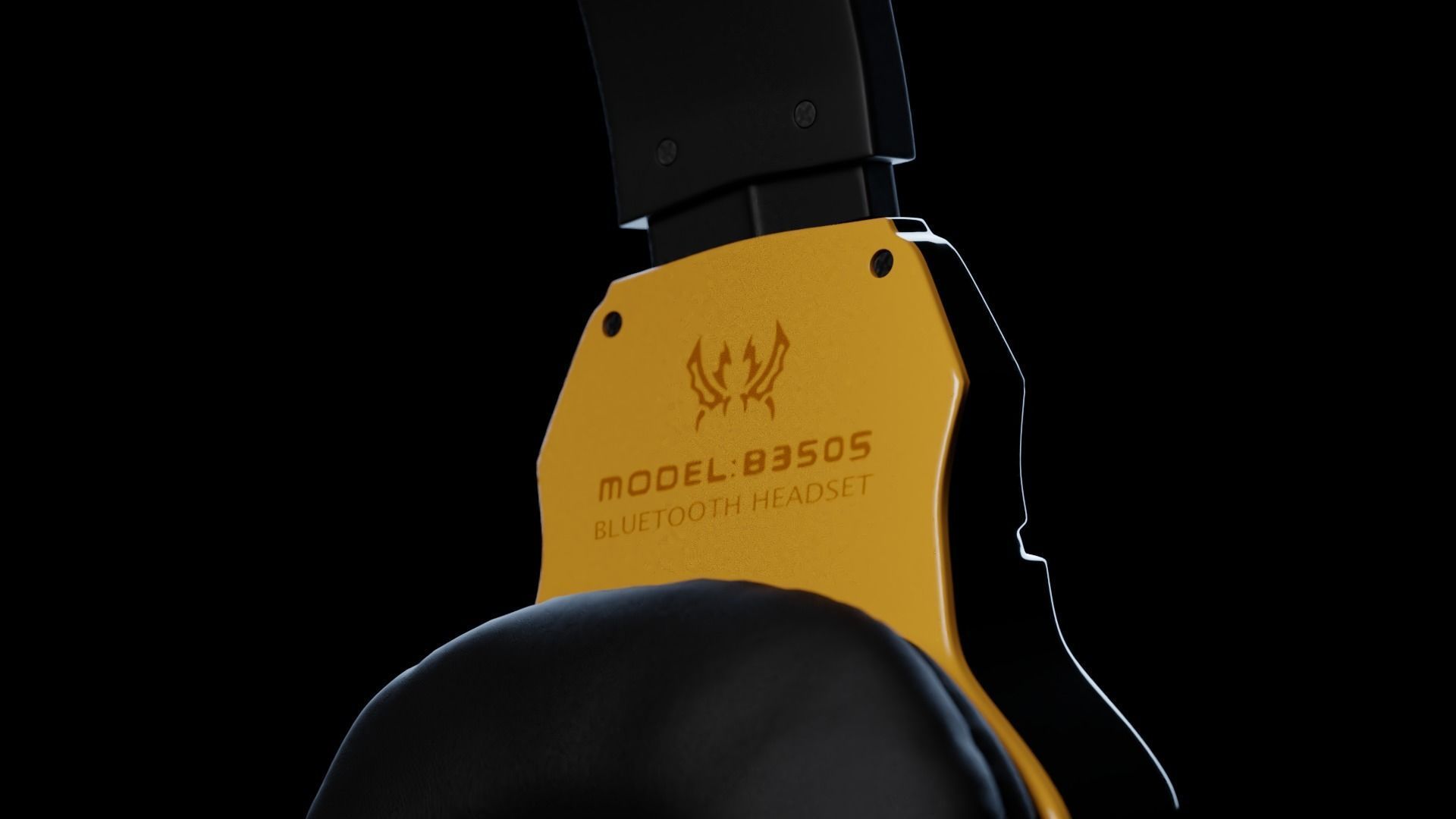 Bluetooth Headset  Free 3D model_2