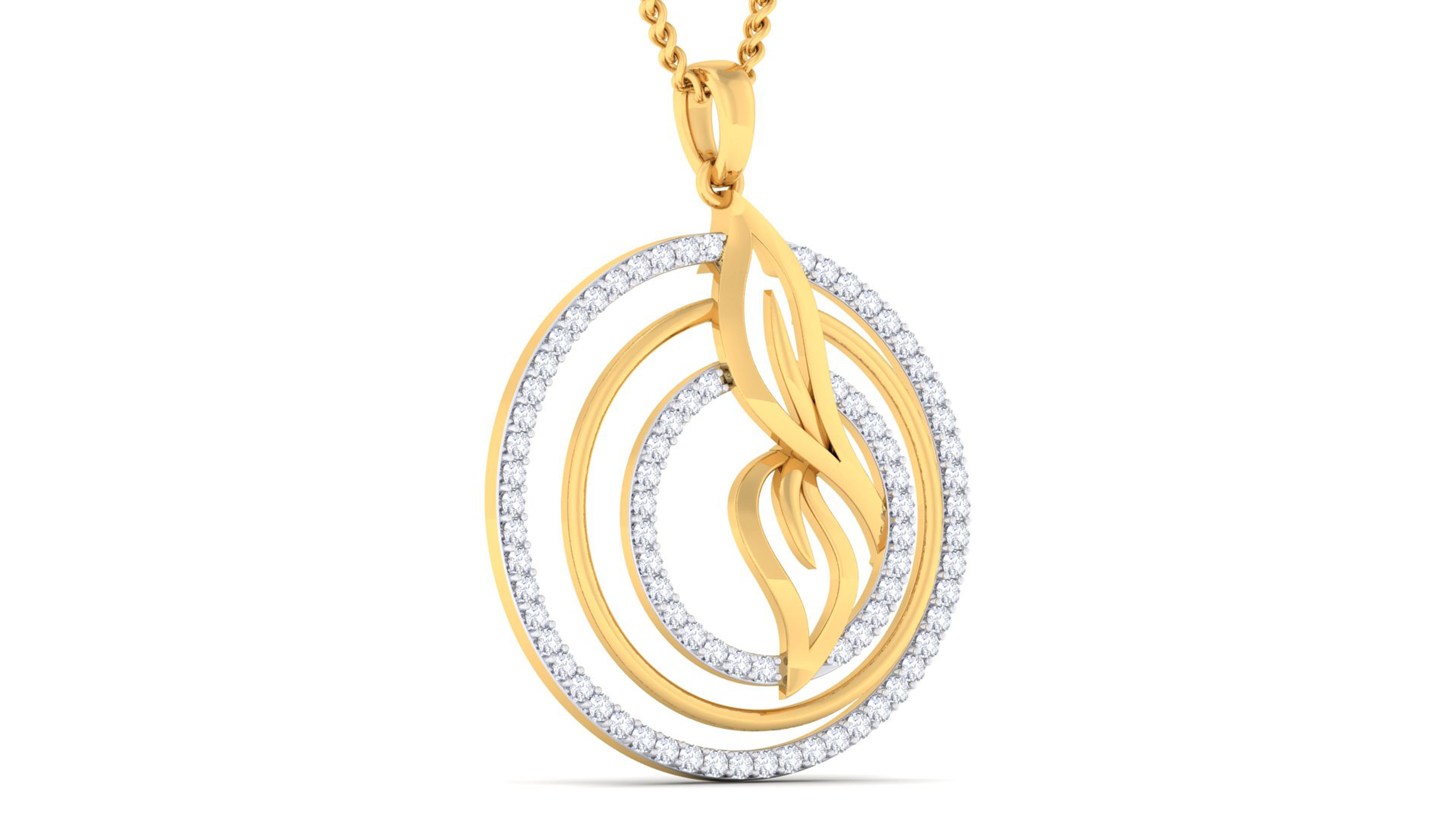 Women pendant-earrings set 3dm mgx render detail 3D print model 3D print model_6