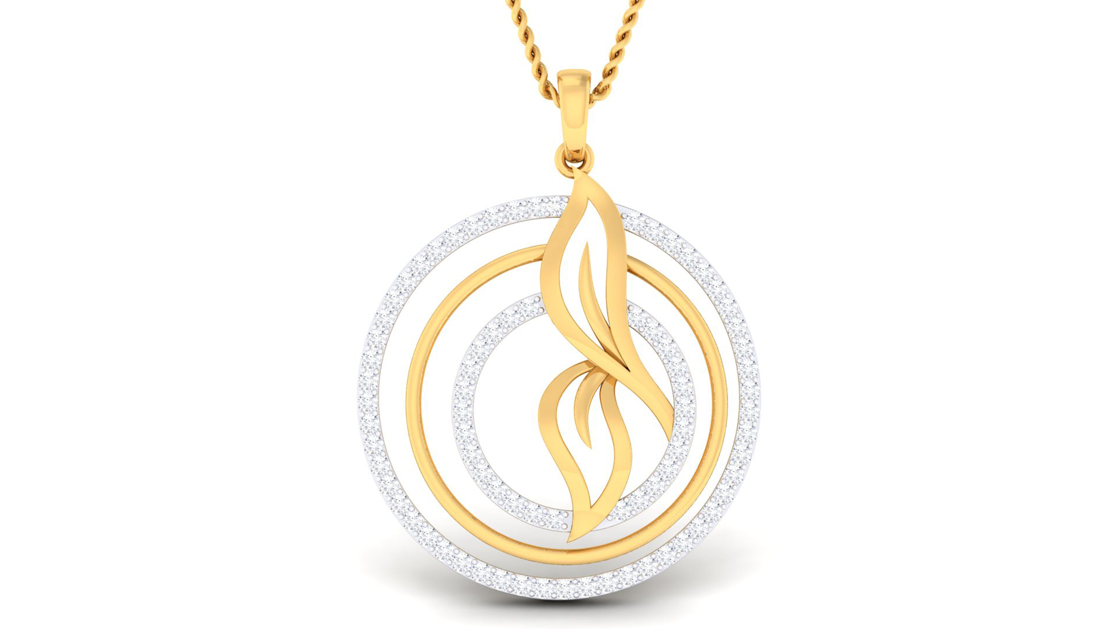 Women pendant-earrings set 3dm mgx render detail 3D print model 3D print model_8