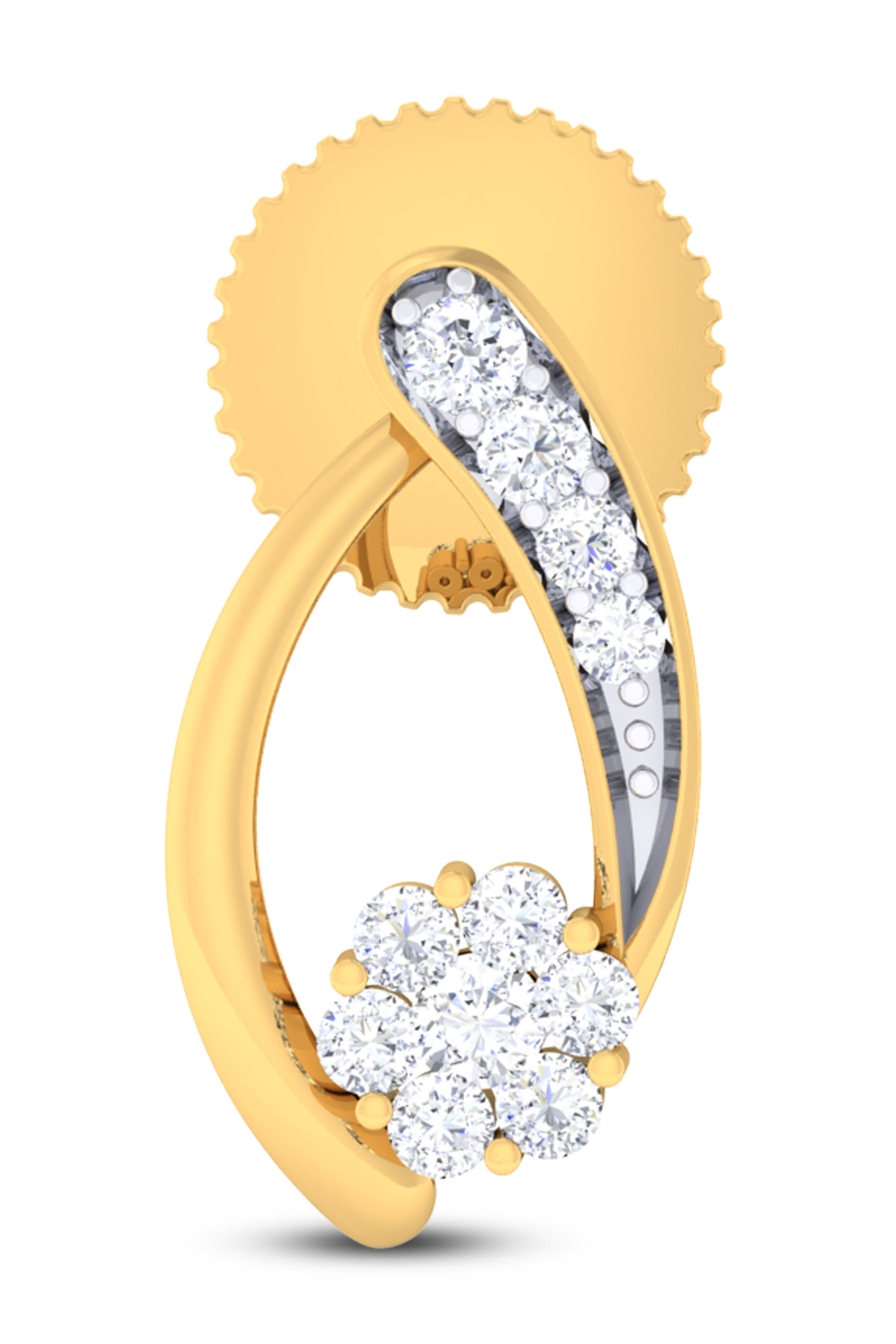 Women pendant-earrings set 3dm mgx render detail 3D print model 3D print model_3